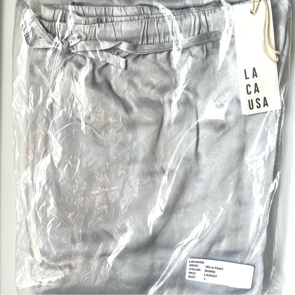 LACAUSA x Anthropologie Vela Pant Bowie in Gray - Picture 3 of 4